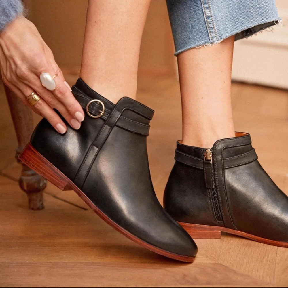Sezane Low Johanna Boots